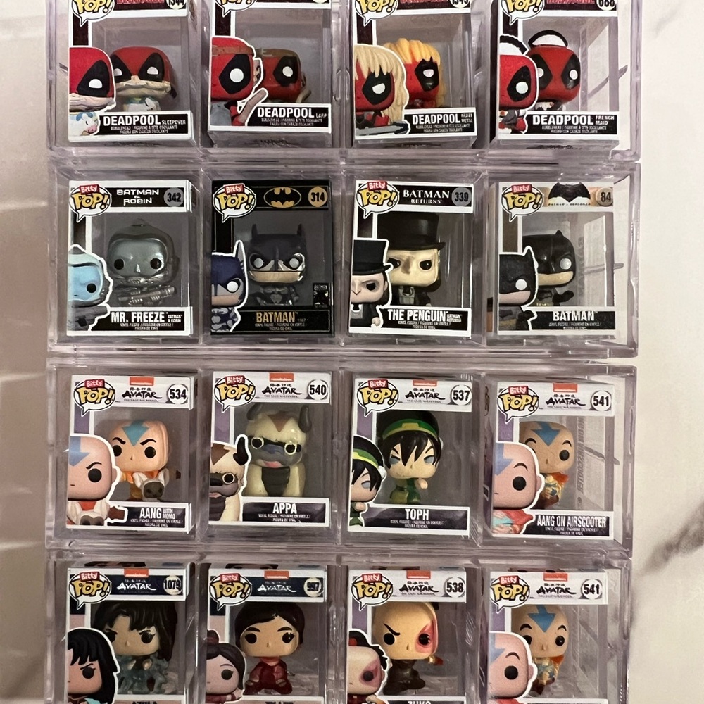 Funko Pop Vinyl Figures - Bitty Collection - Avatar Batman Deadpool